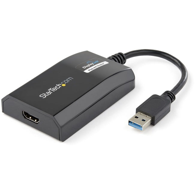 StarTech.com Adaptateur USB 3.0 vers HDMI, certifié DisplayLink, 1920 x 1200, adaptateur d'affichage USB-A vers HDMI, carte graphique externe pour Mac/PC