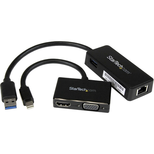 StarTech.com 2-in-1 Surface Pro Adapter Kit - Surface Pro Accessories - Surface Pro Mini DisplayPort Adapter - Surface Ethernet Adapter
