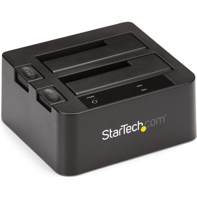 Station d'accueil à double baie USB 3.1 (10 Gb/s) StarTech.com pour SSD/HDD SATA 2,5"/3,5" avec UASP