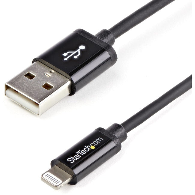 StarTech.com 1 m (3 pi) noir Apple® Câble connecteur Lightning 8 broches vers USB pour iPhone / iPod / iPad