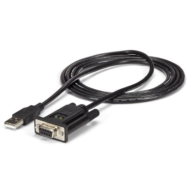 Adaptateur USB vers série StarTech.com - Null Modem - Puce UART USB FTDI - DB9 (9 broches) - Adaptateur USB vers RS232