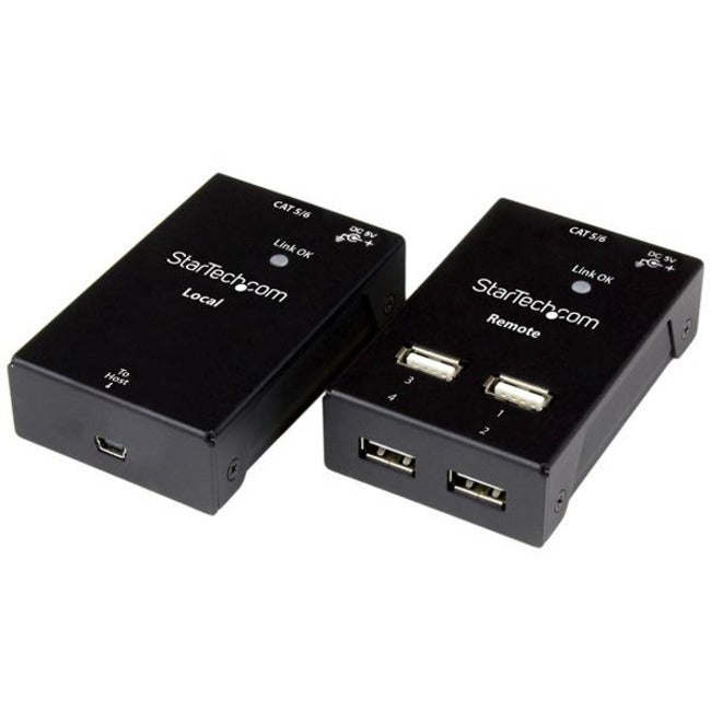 Rallonge StarTech.com 4 ports USB 2.0-Over-Cat5-ou-Cat6 - jusqu'à 165 pi (50 m)