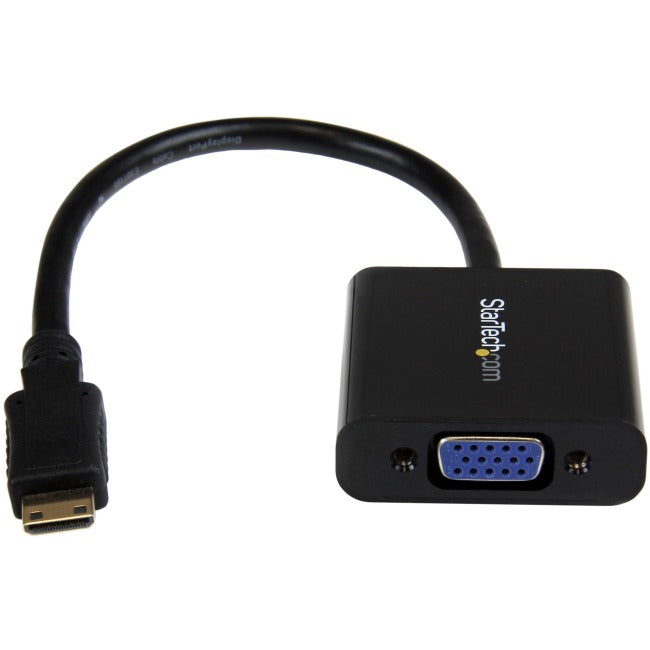 StarTech.com Mini HDMI® to VGA Adapter Converter for Digital Still Camera / Video Camera - 1920x1080