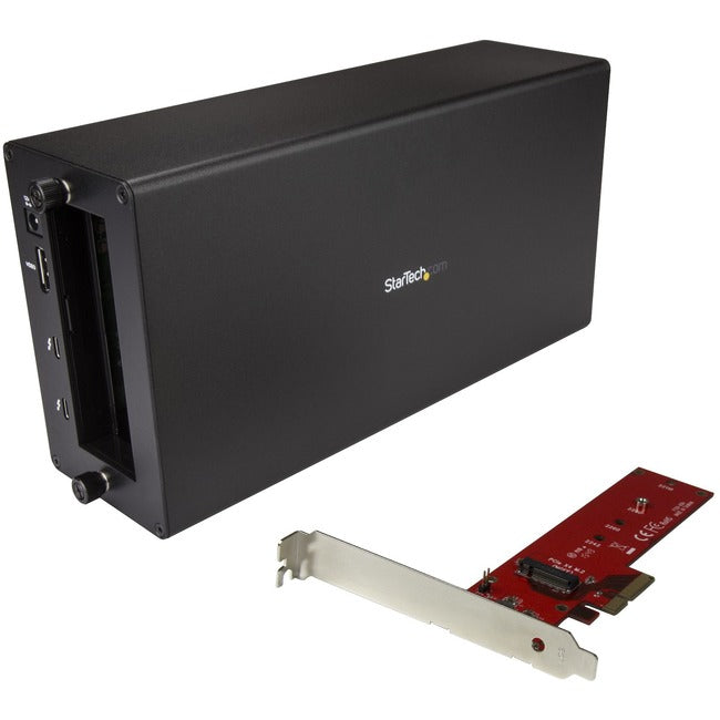 Adaptateur StarTech.com Thunderbolt 3 vers M.2 - Boîtier PCI Express externe - Carte châssis plus
