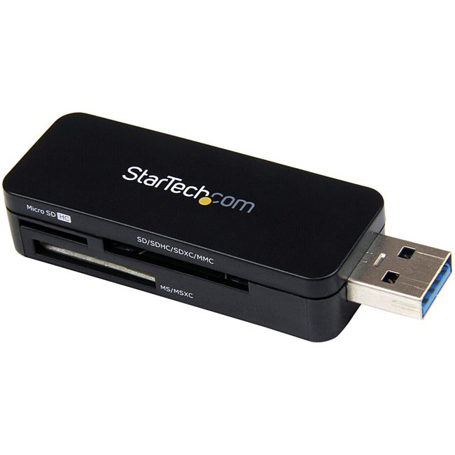StarTech.com USB 3.0 External Flash Multi Media Memory Card Reader - SDHC MicroSD
