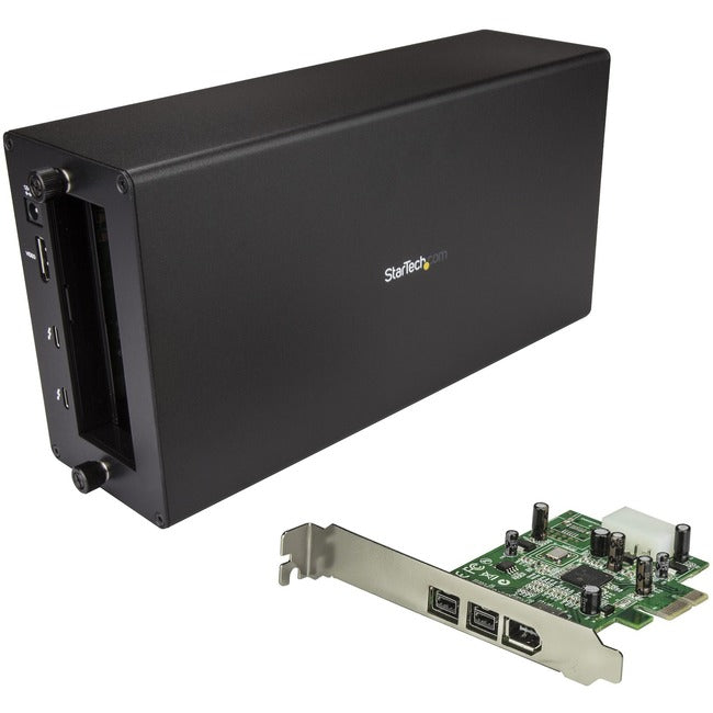 Adaptateur StarTech.com Thunderbolt 3 vers FireWire - Boîtier PCI externe - Carte PCIe plus châssis TB3