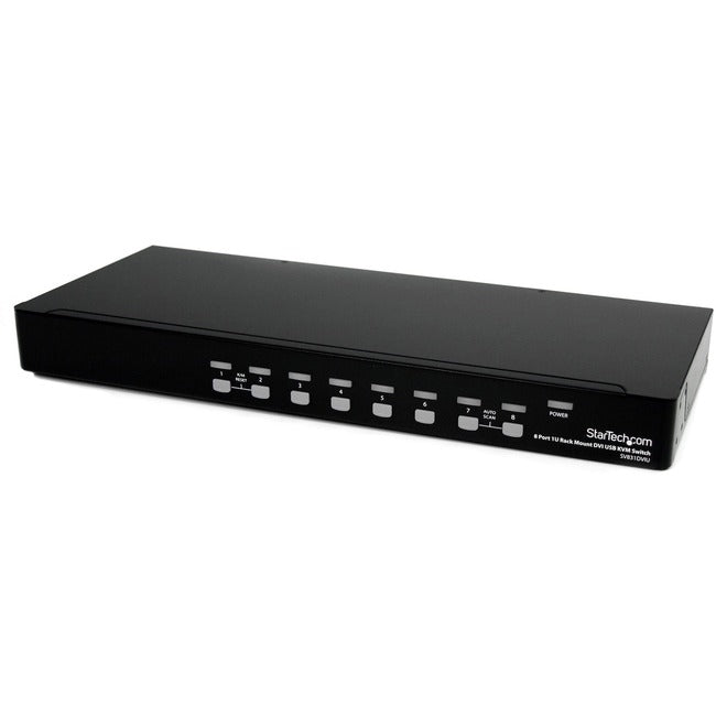 Commutateur KVM USB DVI à 8 ports 1U à montage en rack StarTech.com