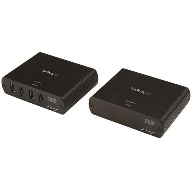 La version la plus récente de StarTech.com est USB2G4LEXT2NA - 4 ports USB 2.0 sur LAN Gigabit ou système d'extension Ethernet Direct Cat5e/Cat6 - jusqu'à 330 pieds
