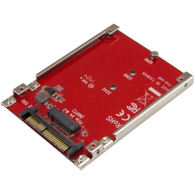 StarTech.com Adaptateur M.2 vers U.2 - M.2 Drive vers U.2 (SFF-8639) Adaptateur hôte pour M.2 PCIe NVMe SSD - M.2 Drive Adapter - M.2 PCIe SSD Adapter