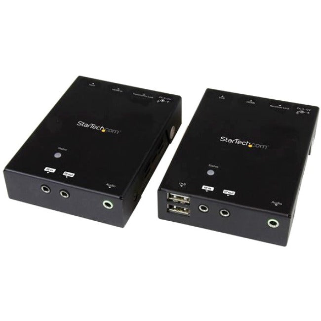 StarTech.com Extendeur HDMI sur CAT5e ou CAT6 HDBaseT avec concentrateur USB et IR - 295 pi (90 m) - Jusqu'à 4K