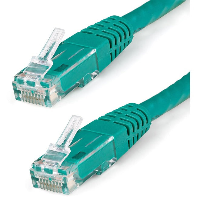 StarTech.com Câble Ethernet CAT6 de 20 pieds - Gigabit moulé vert - 100 W PoE UTP 650 MHz - Cordon de raccordement de catégorie 6 Câblage certifié UL/TIA