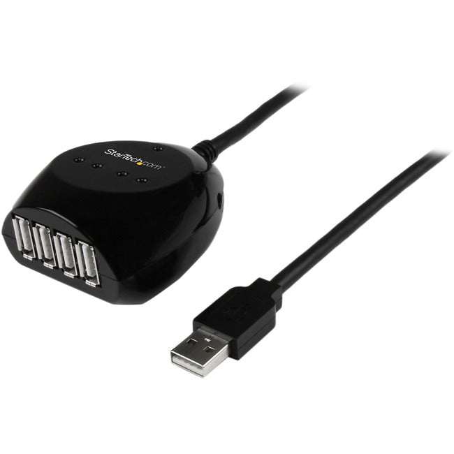 Câble actif USB 2.0 StarTech.com 15 m avec concentrateur à 4 ports