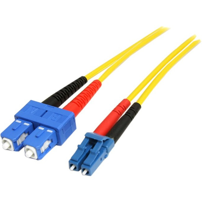 Câble fibre optique StarTech.com 1 m - Duplex monomode 9/125 - LSZH - LC/SC - OS1 - Câble de raccordement fibre LC vers SC