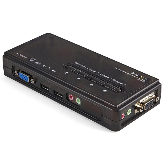 StarTech.com StarTech.com SV411KUSB - Commutateur KVM / audio - USB - 4 ports - 1 utilisateur local