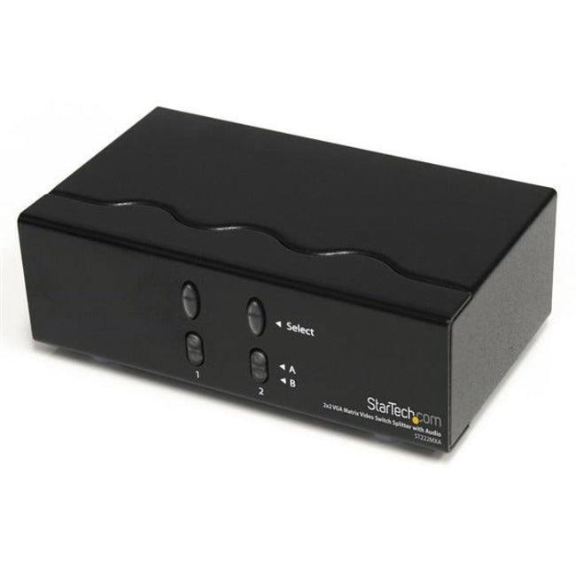 StarTech.com Répartiteur vidéo matriciel VGA 2x2 avec audio