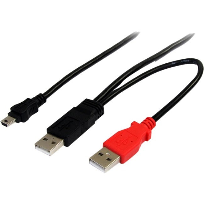 Câble en Y USB StarTech.com de 90 cm pour disque dur externe
