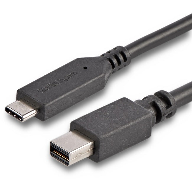 StarTech.com Câble USB-C vers Mini DisplayPort 1,8 m - 4K 60 Hz - Noir - Câble adaptateur USB 3.1 Type-C vers Mini DP - Câble mDP