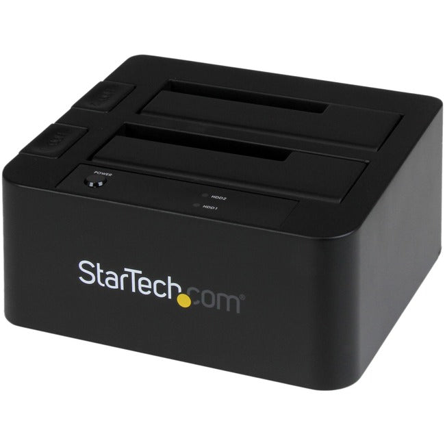 StarTech.com USB 3.0 / eSATA Dual Hard Drive Docking Station with UASP for 2.5/3.5in SATA SSD / HDD - SATA 6 Gbps