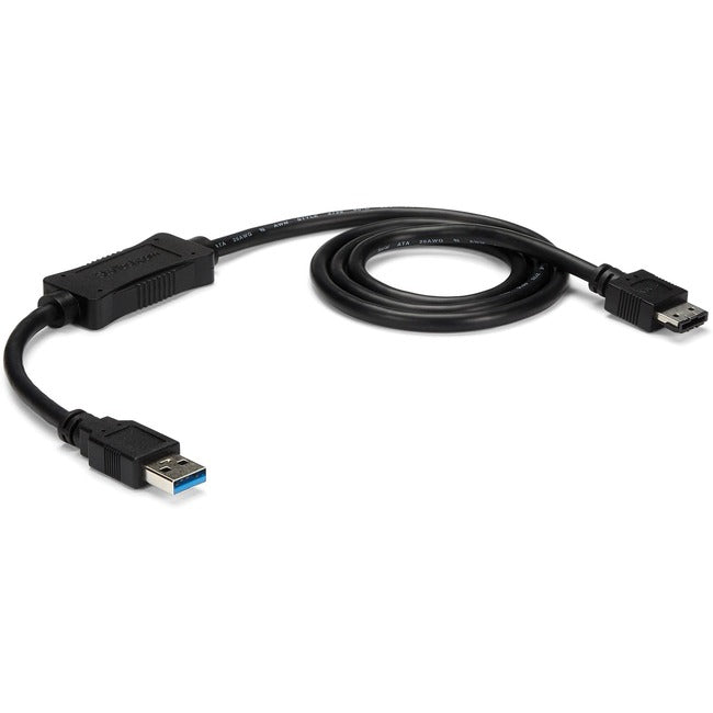 StarTech.com Câble adaptateur USB 3.0 vers eSATA HDD / SSD / ODD - Câble adaptateur de disque dur eSATA vers USB 3.0 de 3 pieds - SATA 6 Gbit/s