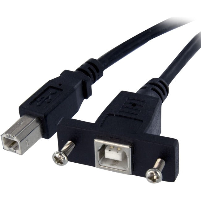 StarTech.com StarTech.com Câble USB à montage sur panneau de 30 cm B vers B - F/M