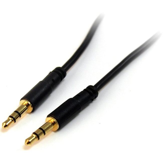 StarTech.com Câble audio stéréo 3,5 mm mince de 30 cm - M/M
