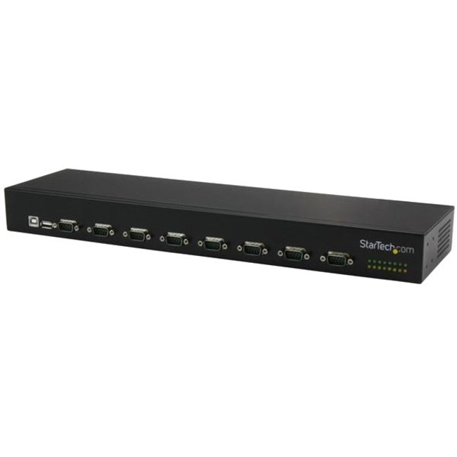 StarTech.com Hub USB vers série - 8 ports - Rétention de port COM - Montage en rack et connexion en série - Hub FTDI USB vers RS232