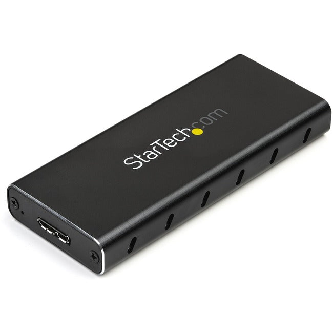 StarTech.com Boîtier SSD M.2 pour SSD SATA M.2 - USB 3.1 (10 Gb/s) avec câble USB-C - Boîtier externe pour hôte USB-C - Aluminium