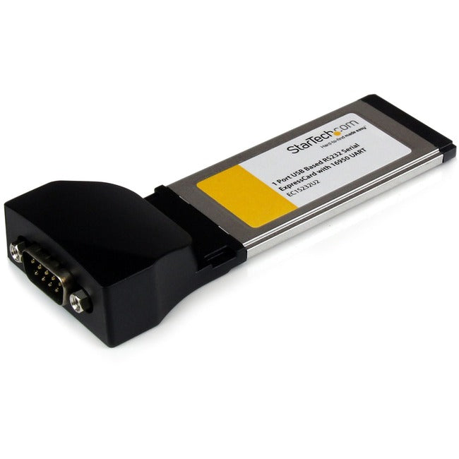 StarTech.com 1 Port ExpressCard vers RS232 DB9 Carte adaptateur série avec 16950 - Basé sur USB