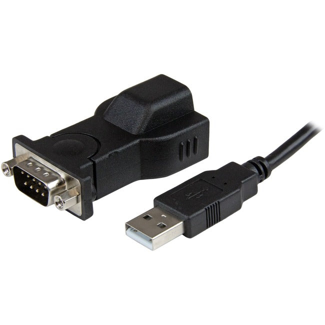 StarTech.com USB to Serial Adapter - Detachable 6 ft USB A-B Cable - Prolific PL-2303 - USB to RS232 Adapter Cable