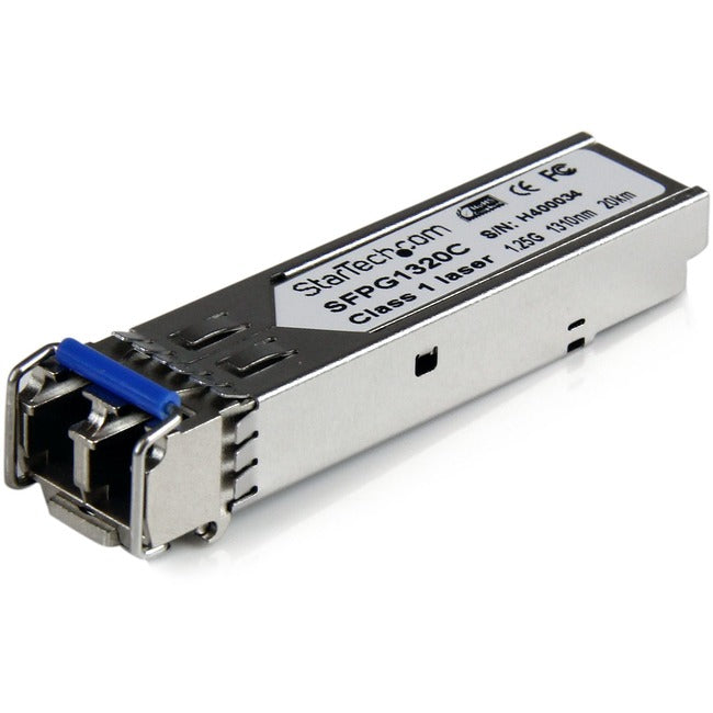 StarTech.com Module SFP compatible Cisco GLC-LH-SMD - 1000BASE-LH - Émetteur-récepteur optique SMF 1GbE Gigabit Ethernet 1GbE à fibre optique monomode