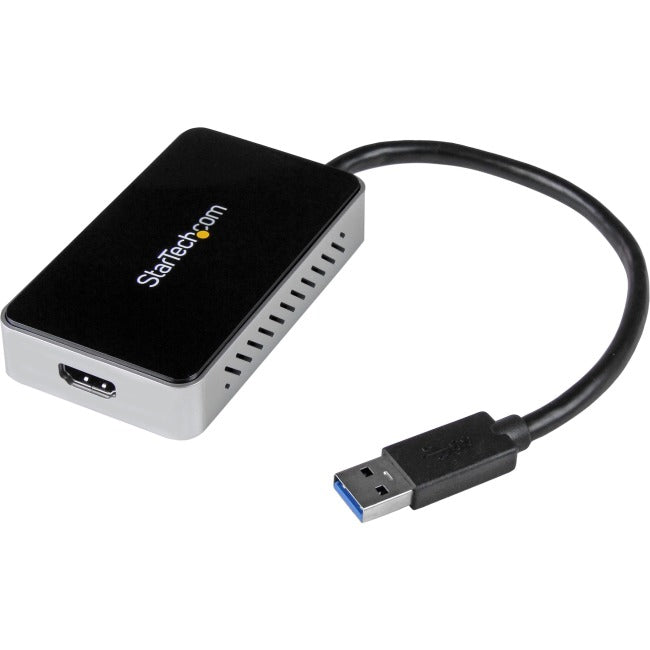StarTech.com Adaptateur multi-écrans pour carte vidéo externe USB 3.0 vers HDMI avec concentrateur USB à 1 port - 1920 x 1200 / 1080p