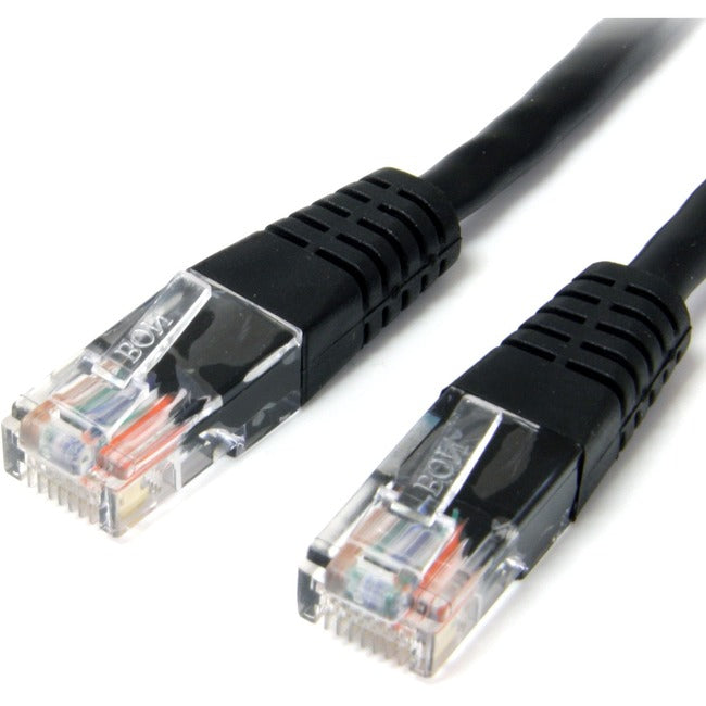 StarTech.com Câble de raccordement UTP Cat5e moulé noir de 2 pi