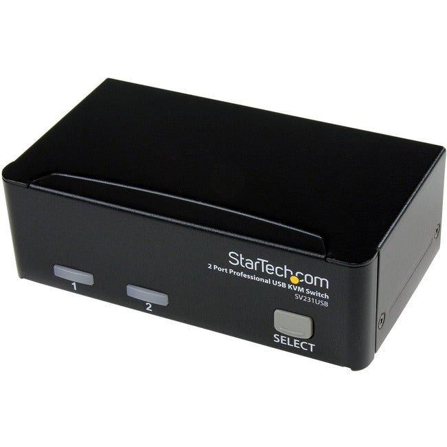 StarTech.com Kit de commutateur KVM USB professionnel 2 ports avec câbles