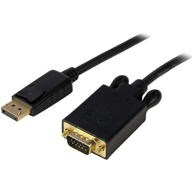 StarTech.com Câble DisplayPort vers VGA de 3 m (10 pi), câble adaptateur DisplayPort vers VGA actif, vidéo 1080p, câble convertisseur de moniteur DP vers VGA