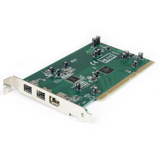 StarTech.com Carte adaptateur FireWire 3 ports 2b 1a PCI 1394b avec kit de montage DV