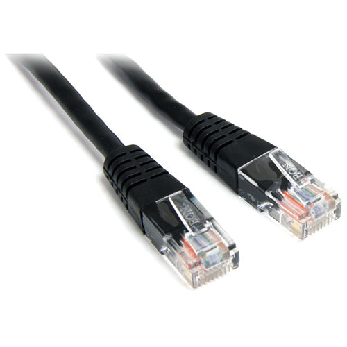 StarTech.com Câble de raccordement UTP Cat5e moulé noir de 30 cm