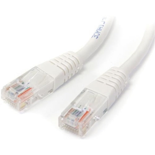 StarTech.com Câble de raccordement UTP Cat5e moulé blanc de 25 pi