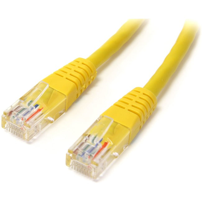 StarTech.com Câble de raccordement UTP moulé jaune Cat5e de 10 pi