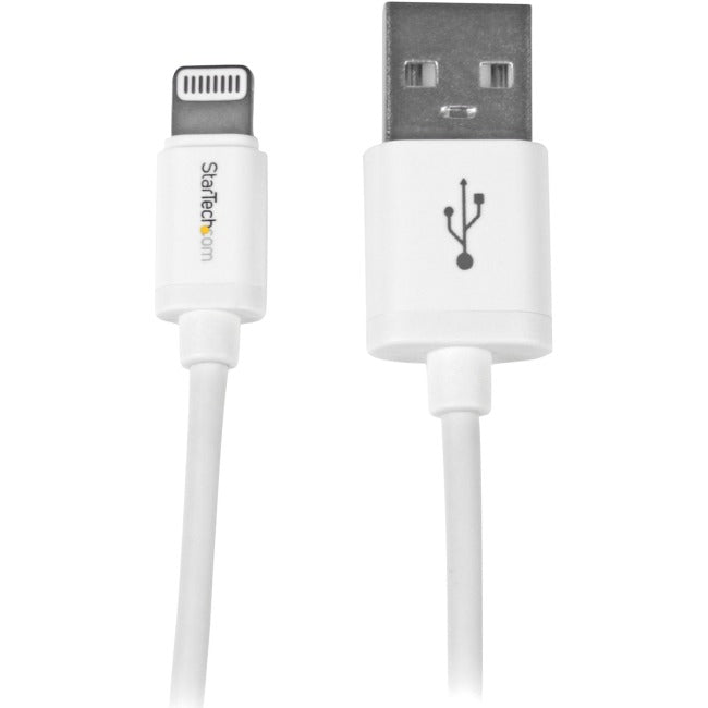StarTech.com 1m (3ft) White Apple® 8-pin Lightning Connector to USB Cable for iPhone / iPod / iPad