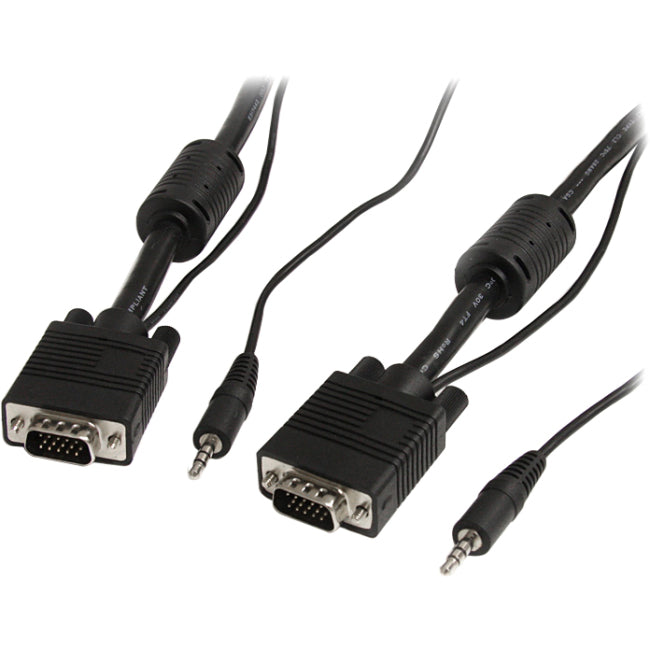 StarTech.com Câble coaxial VGA pour moniteur haute résolution de 30 pi avec audio HD15 M/M