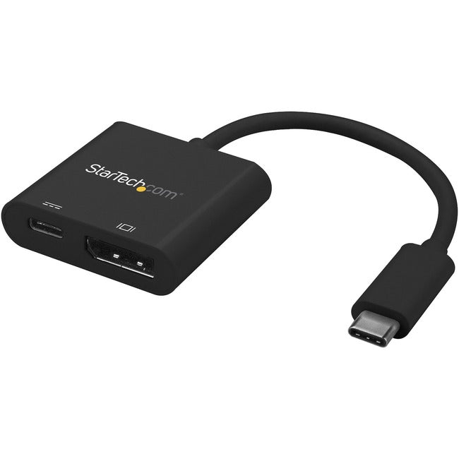 StarTech.com Adaptateur USB C vers DisplayPort avec 60 W Power Delivery Pass-Through - Convertisseur vidéo 4K 60 Hz USB Type-C vers DP 1.2 avec charge