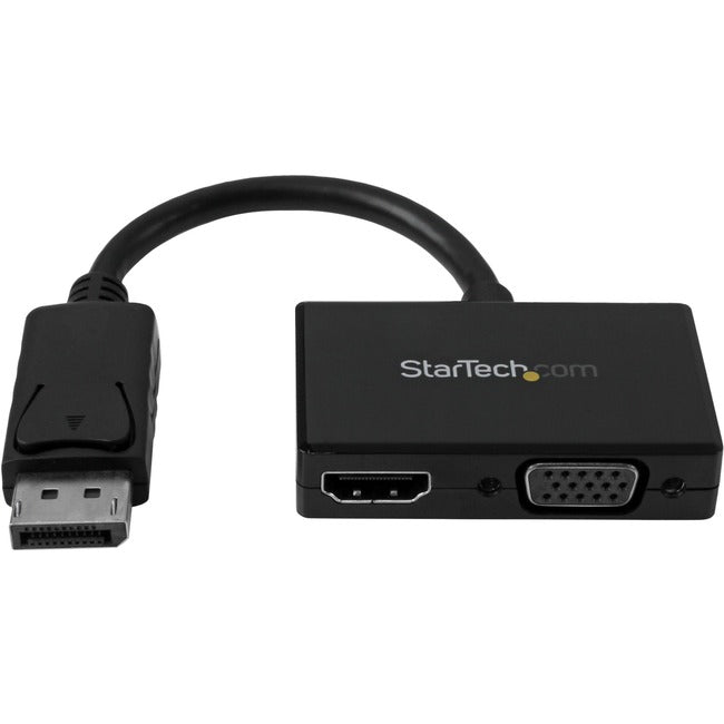 Adaptateur A/V de voyage StarTech.com : DisplayPort 2 en 1 vers HDMI ou VGA