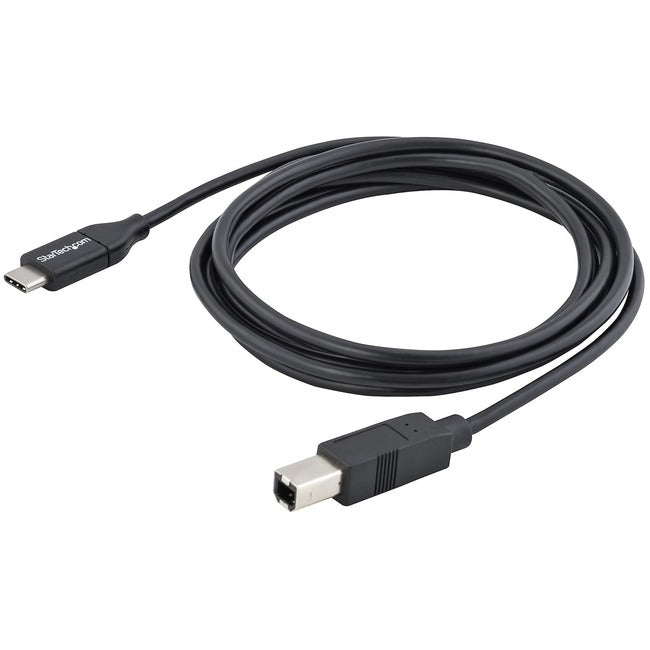 StarTech.com Câble USB C vers USB B de 2 m 6 pi - M/M - USB 2.0 - Câble d'imprimante USB Type C - Câble USB 2.0 Type-C vers Type-B