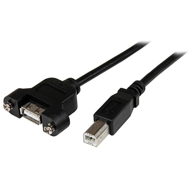 Câble USB à montage sur panneau de 3 pi StarTech.com A vers B - F/M