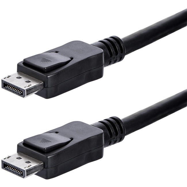 StarTech.com 1 ft Short DisplayPort 1.2 Cable with Latches M/M - DisplayPort 4k