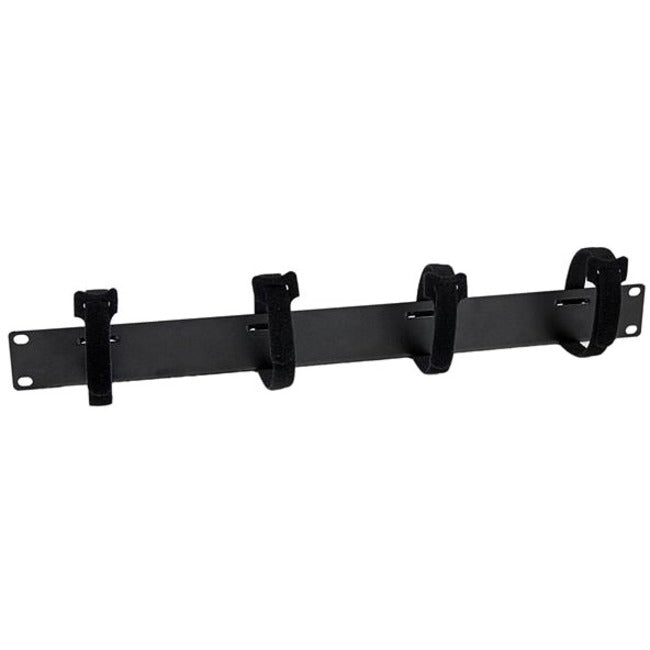 StarTech.com Cable Management Panel with Hook and Loop Strips for Server Racks - 1U