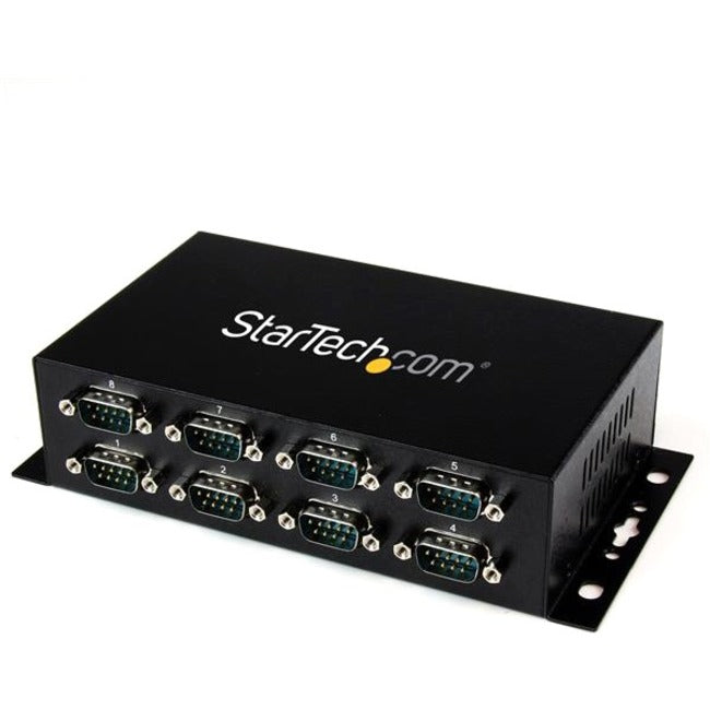StarTech.com Hub adaptateur USB vers série - 8 ports - Industriel - Montage mural - Rail DIN - Rétention du port COM - FTDI USB vers RS232