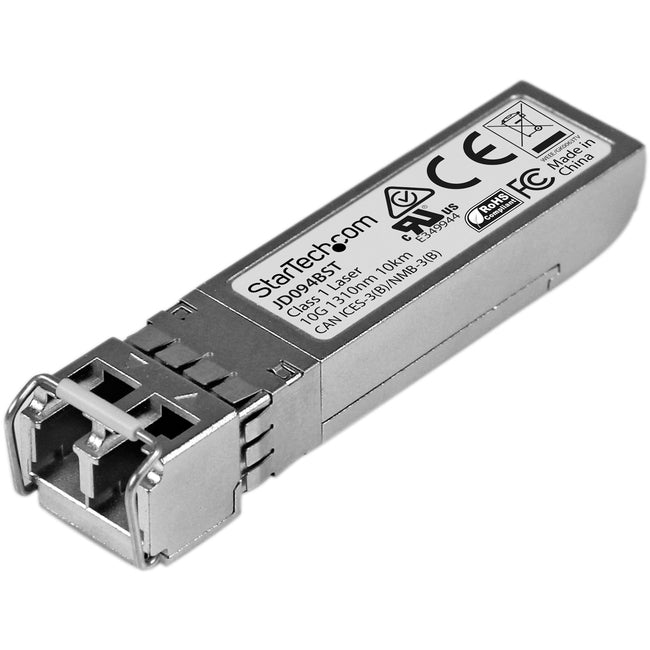 StarTech.com Module SFP+ compatible HPE JD094B - 10GBASE-LR 10GE Gigabit Ethernet SFP+ 10GbE Monomode/SMF Émetteur-récepteur à fibre optique 10km