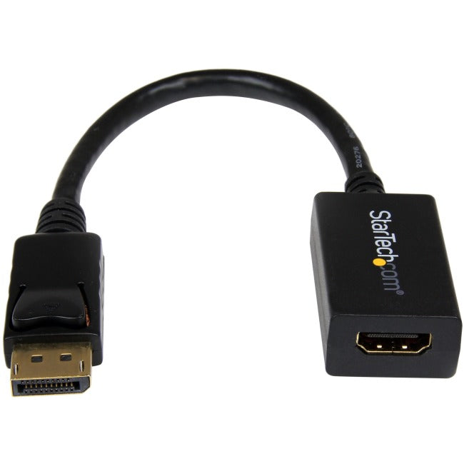 StarTech.com Adaptateur DisplayPort vers HDMI, convertisseur vidéo 1080p DP vers HDMI, moniteur DP vers HDMI/dongle TV, passif, connecteur DP verrouillable