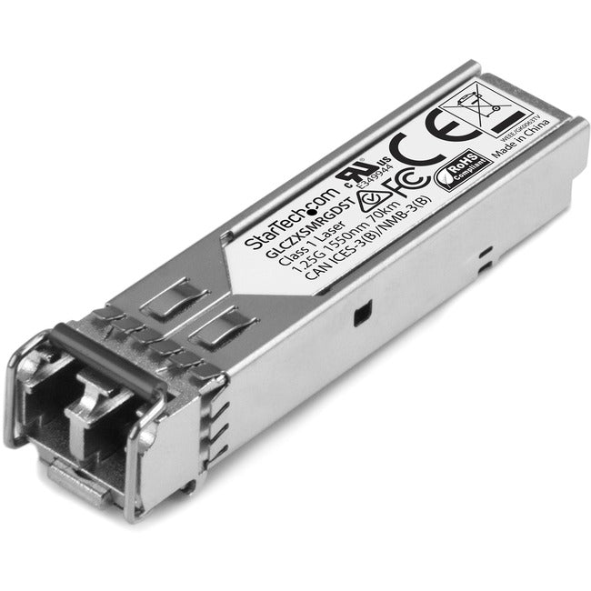 StarTech.com Module SFP compatible Cisco GLC-ZX-SM-RGD - 1000BASE-ZX - Émetteur-récepteur optique SMF à fibre optique monomode 1GbE Gigabit Ethernet 1GbE